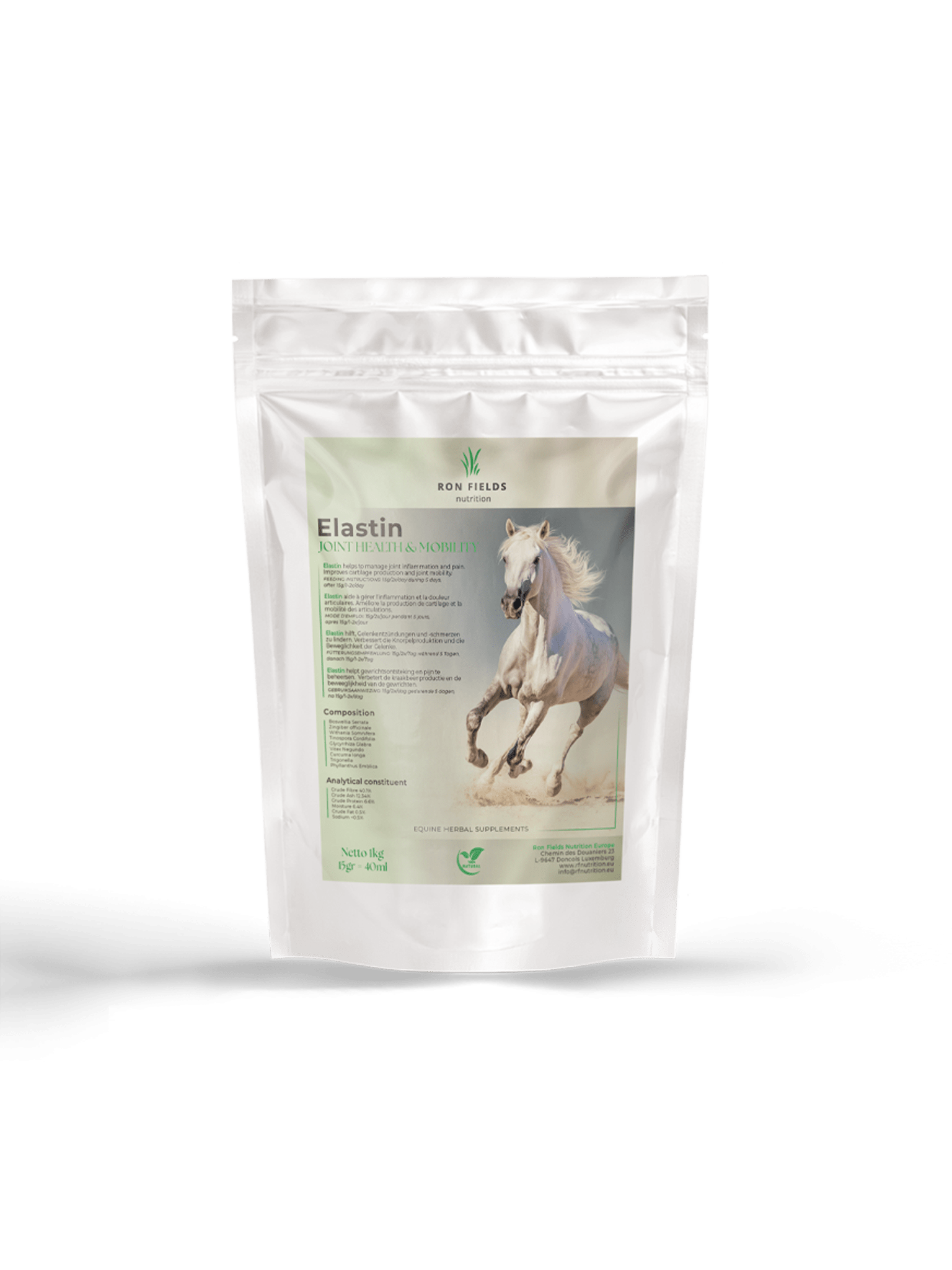 Elastin – Premium Ayurvedic Joint Supplement for Horses