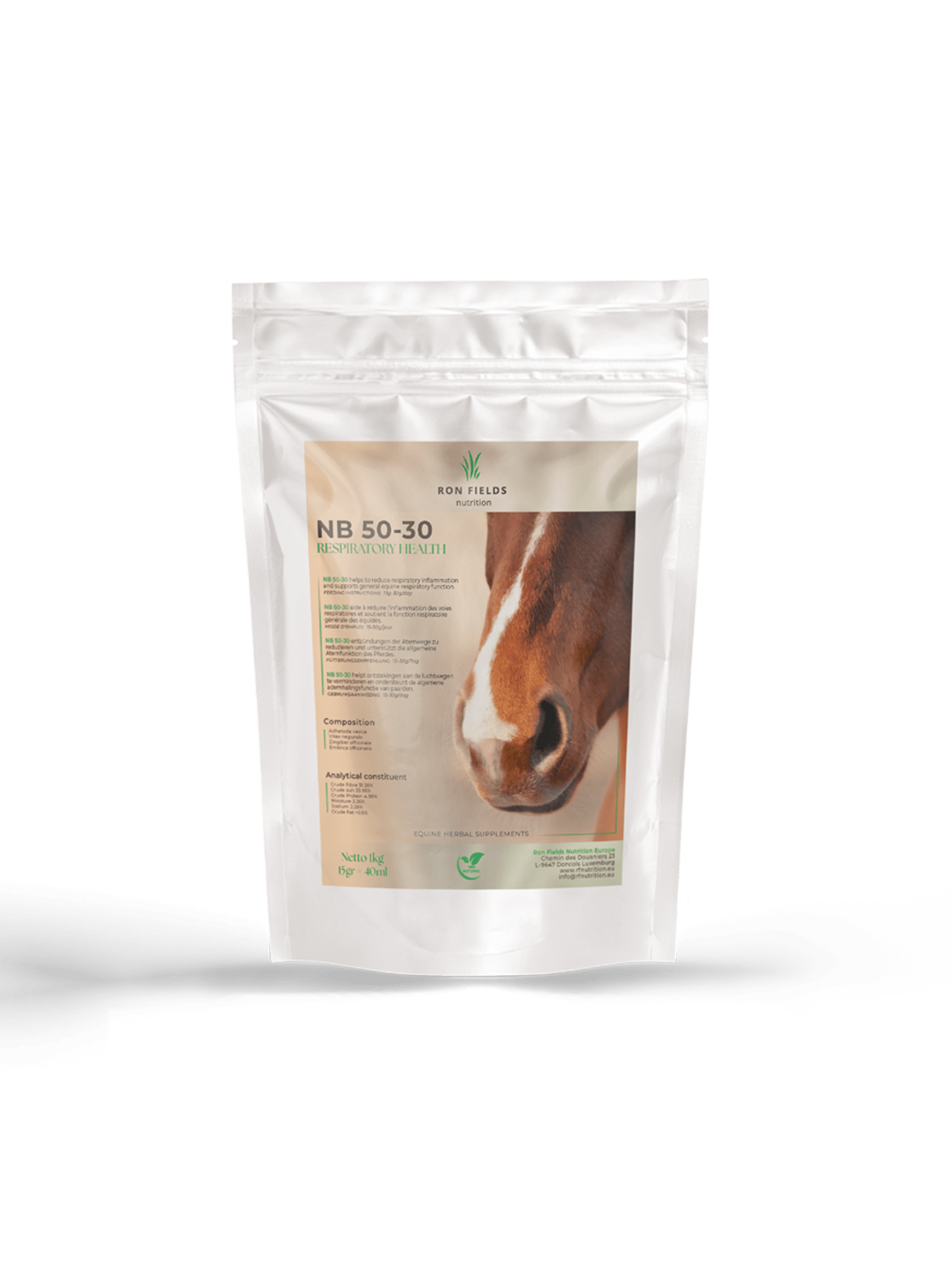 NB50-30 – Natural Respiratory Support for Horses