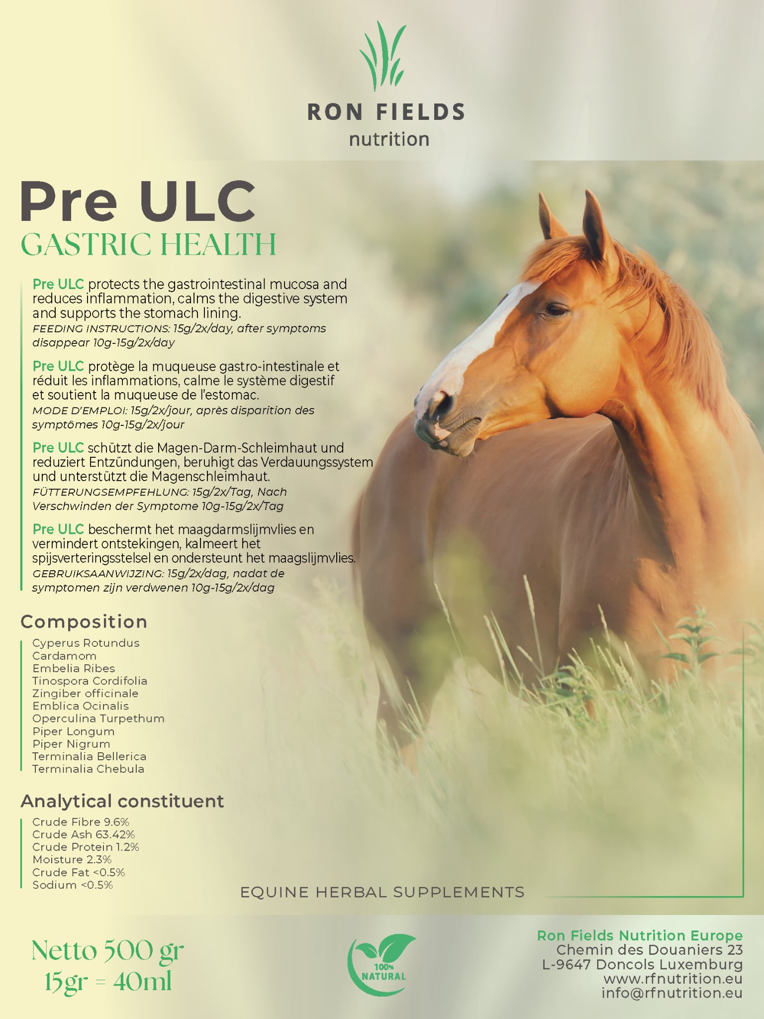 PRE ULC – Natural Gastric Ulcer Support for Horses - Image 4