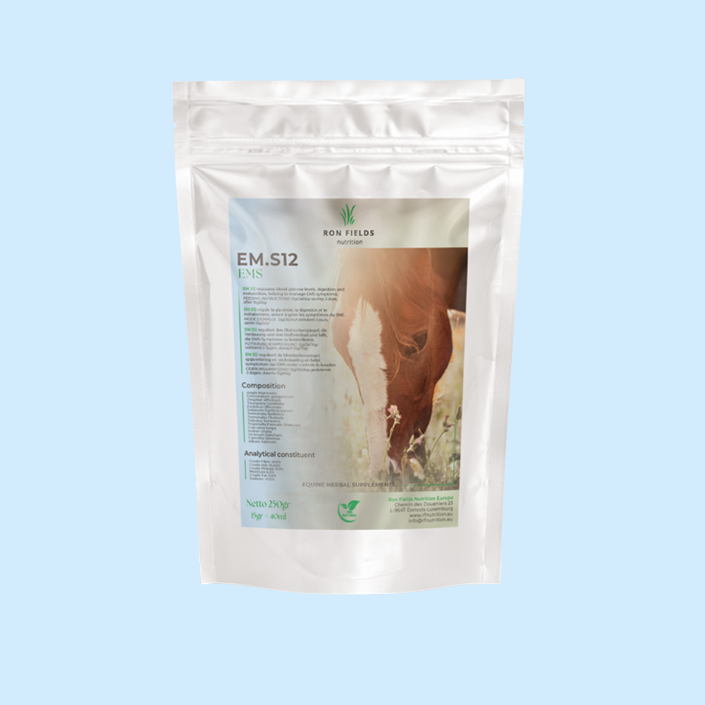 EM.S12 – Natural Support for Blood Sugar and Metabolism in Horses